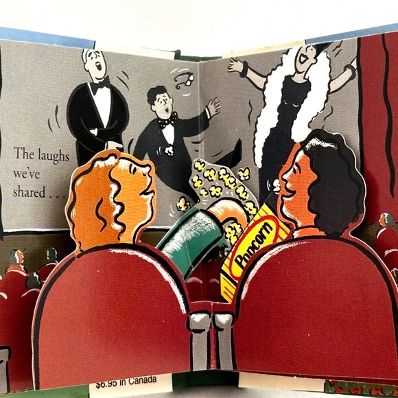 Rare Miniature "Thinking of You" Pop Up Book (Vintage 1997) - Picture 3 of 4